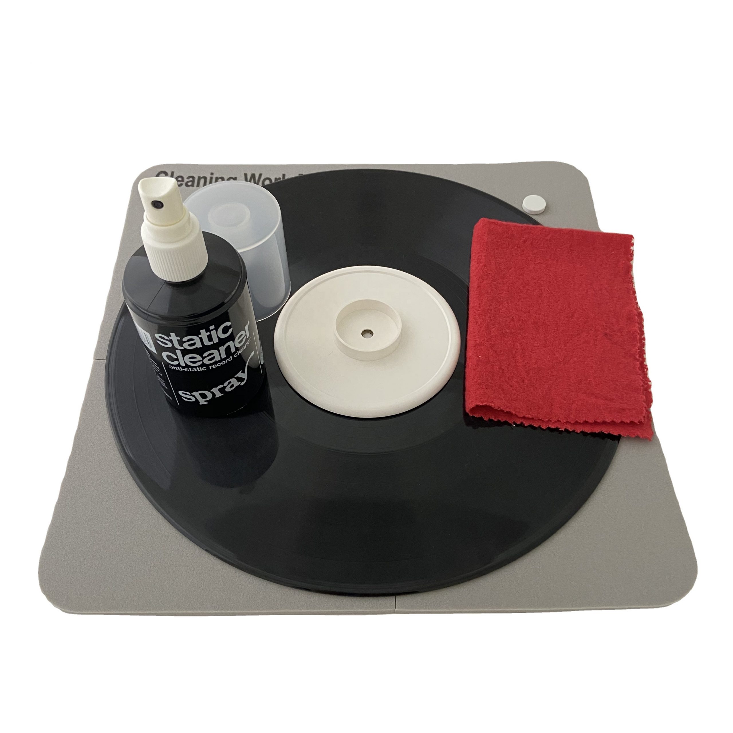 Vinyl Record Player Cleaner Carbon Fiber Audio Record Cleaner Brush Record Brush for Fingerprints Audio Record Cleaner 